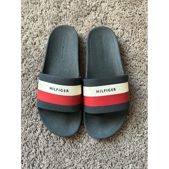 Tommy Hilfiger Slides Sandals Menswear Pool Beach Summer Casual - Picture 1 of 2